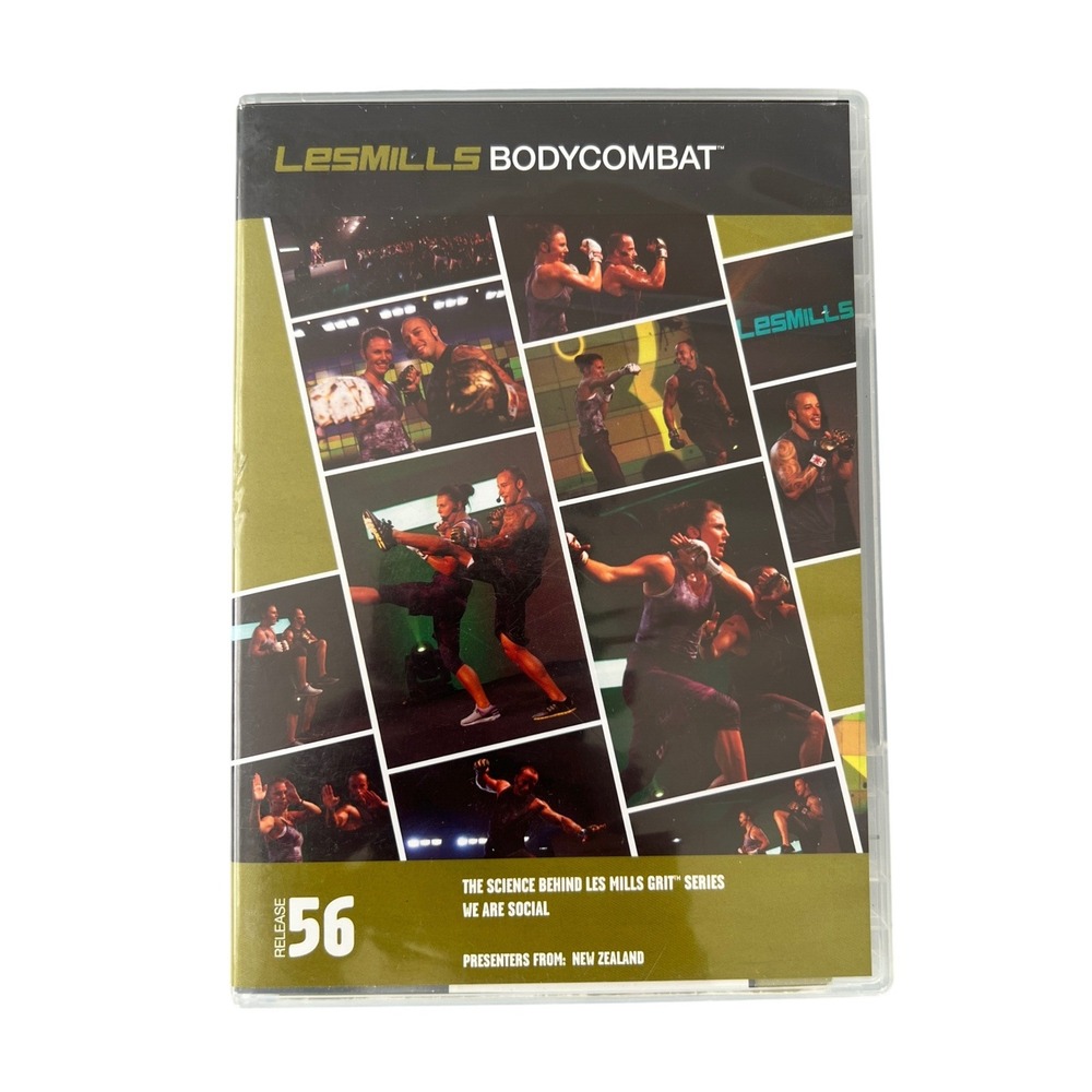 Les Mills BodyCombat Release 56 DVD CD Choreography Booklet Fitness Workout